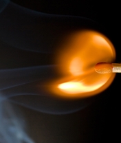 Image: Match, fire, smoke, flame, tree