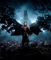 Image: Dracula, Luke Evans, darkness, wings, bats, castle, film, fantasy