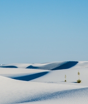 Image: White, sand, desert, sky