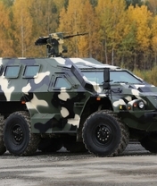 Image: Armored car Bulat, SBA-60-K2 (6x6), Kamaz, armor, combat module МБ2
