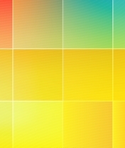 Картинка: Квадраты, линии, цвета, оранжевый, жёлтый