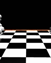 Картинка: Шахматы, шахматная доска, клетки, черное, белое, игра