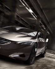 Картинка: Автомобиль, Пежо, Peugeot, HX1, фары, колёса, движение