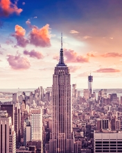 Image: City, New-York, sky, clouds, landscape