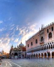 Картинка: Италия, площадь, San Marco, колокольня, здания