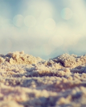 Картинка: Песок, блики, макро, песчинки, фокус