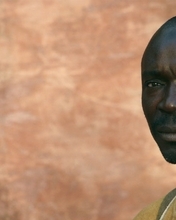 Image: Man, African, Issa Bagayogo, look, mustache, instrument