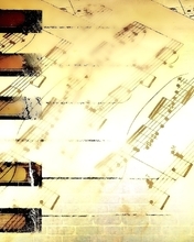 Image: Keys, piano, notes, texture, worn