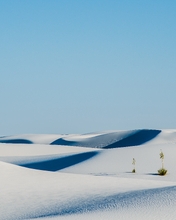 Картинка: Белый, песок, пустыня, небо