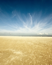 Image: Earth, sand, sky, horizon, clouds, desert