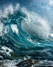 Image: Ocean, water, wave, splash, element