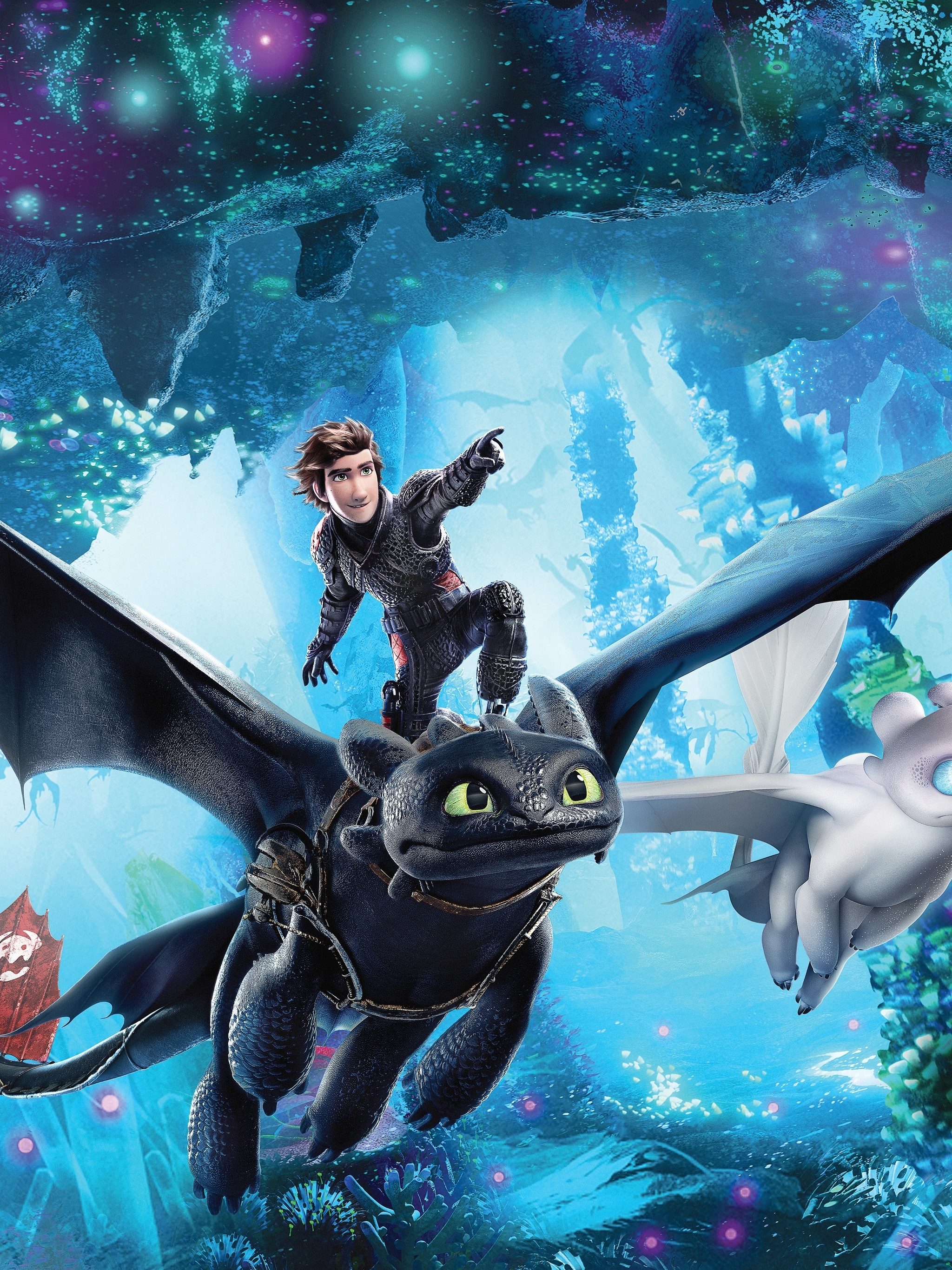 Day fury, wings, flight, toothless, Hiccup, How to train your dragon 3, Hid...