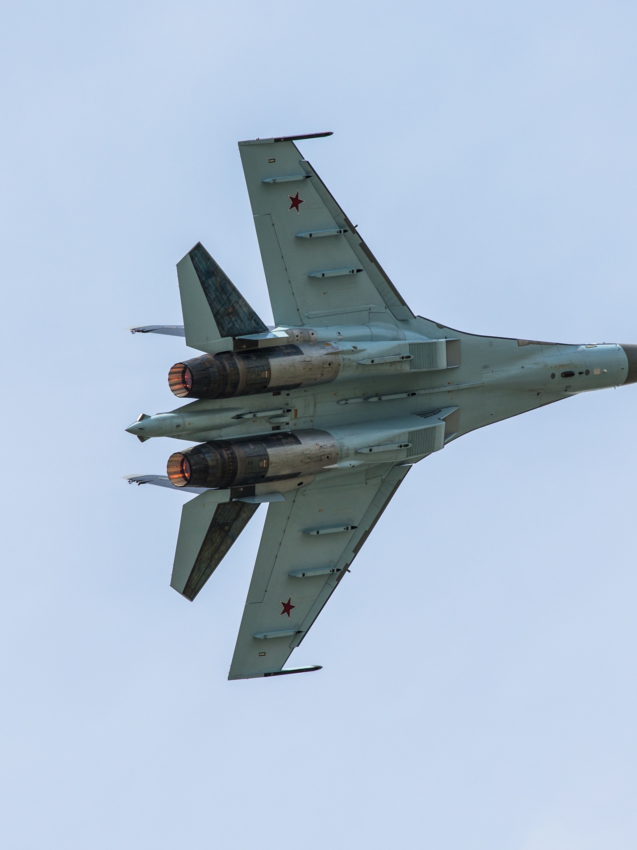 Картинка: Су-35, Су-27М/Т-10М, истребитель, в воздухе, советский