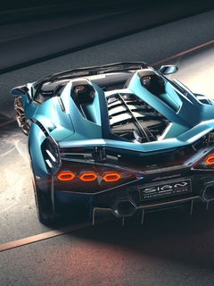 Картинка: Lamborghini, Sian, FKP 37, суперспорткар, гибрид, дорога