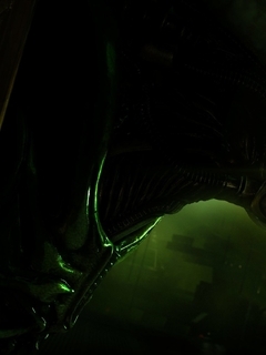 Image: Stranger, ray of light, Alien: Isolation, girl, Amanda Ripley, is hiding