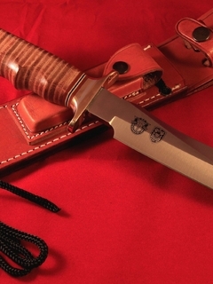 Image: Knife, blade, handle, sheath