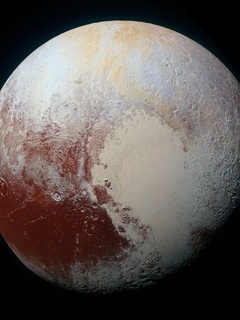 Картинка: Плутон, Pluton, карликовая планета, снимок, NASA, рельеф