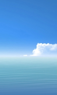 Картинка: Море, океан, облако, небо, горизонт, лодка, кораблик, паруса, птицы