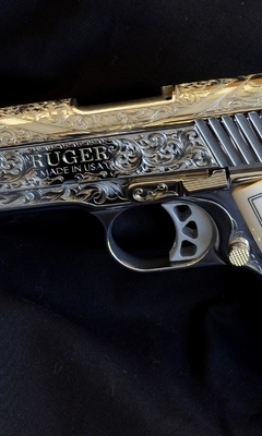 Картинка: Пистолет, Ruger, ствол, гравировка