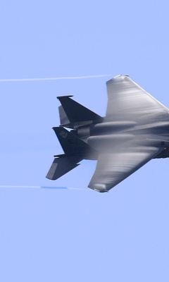 Картинка: Истребитель, F15, в небе, летит, воздух, сопротивление