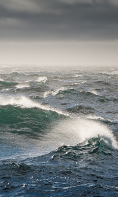 Картинка: Вода, волна, пена, шторм, море