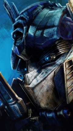 Image: Optimus Prime, Transformers, art, head, robot, leader, autobots