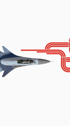 Картинка: Истребитель, Су-27, самолёт, 23 февраля, День Защитника Отечества, открытка, поздравление, праздник, белый фон, камуфляж, звезда