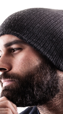 Image: Man, face, beard, hat, white background