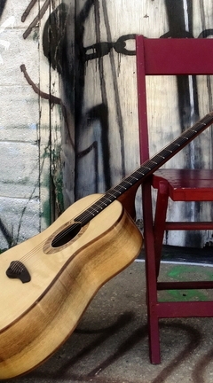 Image: Guitar, chair, drawing, graffiti