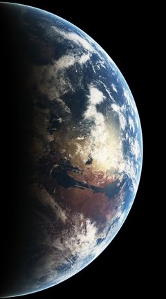 Image: Mars, planet, satellites, Phobos, Deimos, Mars