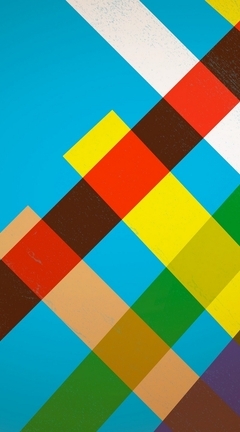 Картинка: Полосы, цветные, линии, голубой фон, потёртость