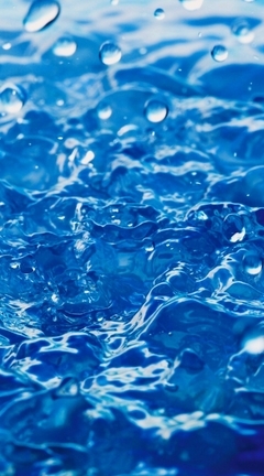 Image: Water, blue, drops, clean