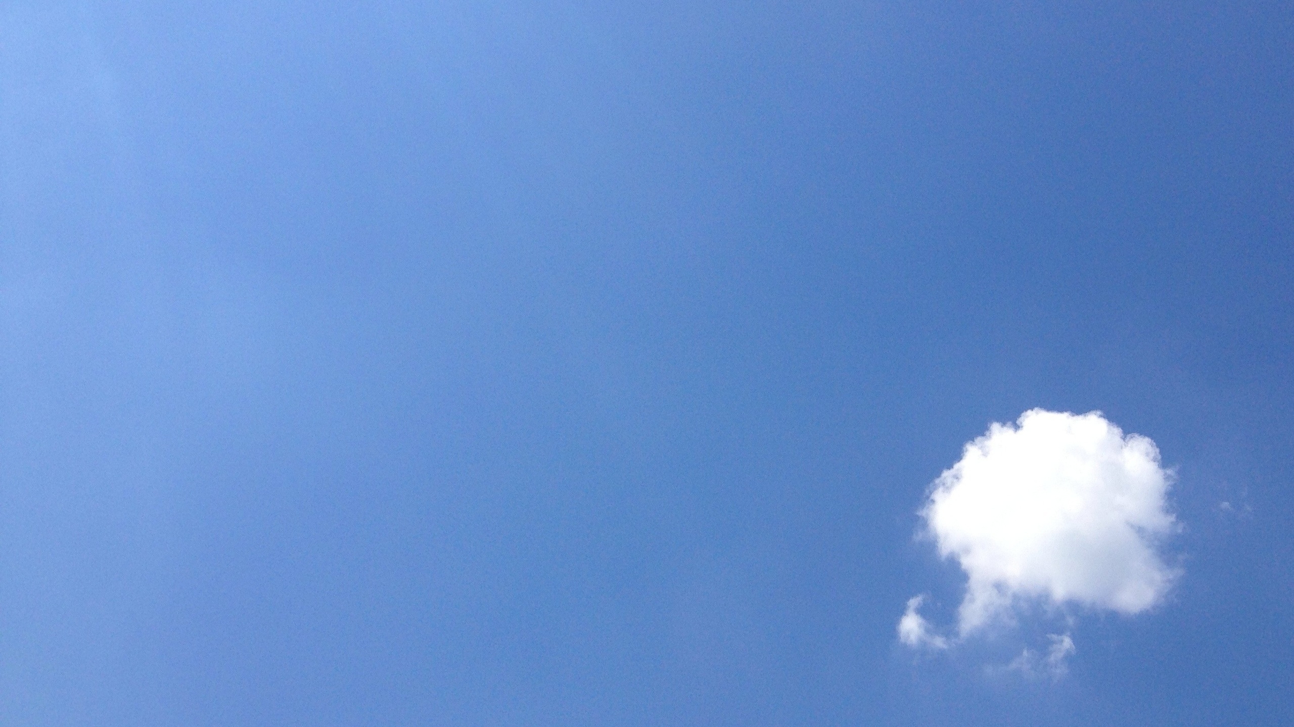 Image: Cloud, sky, blue background