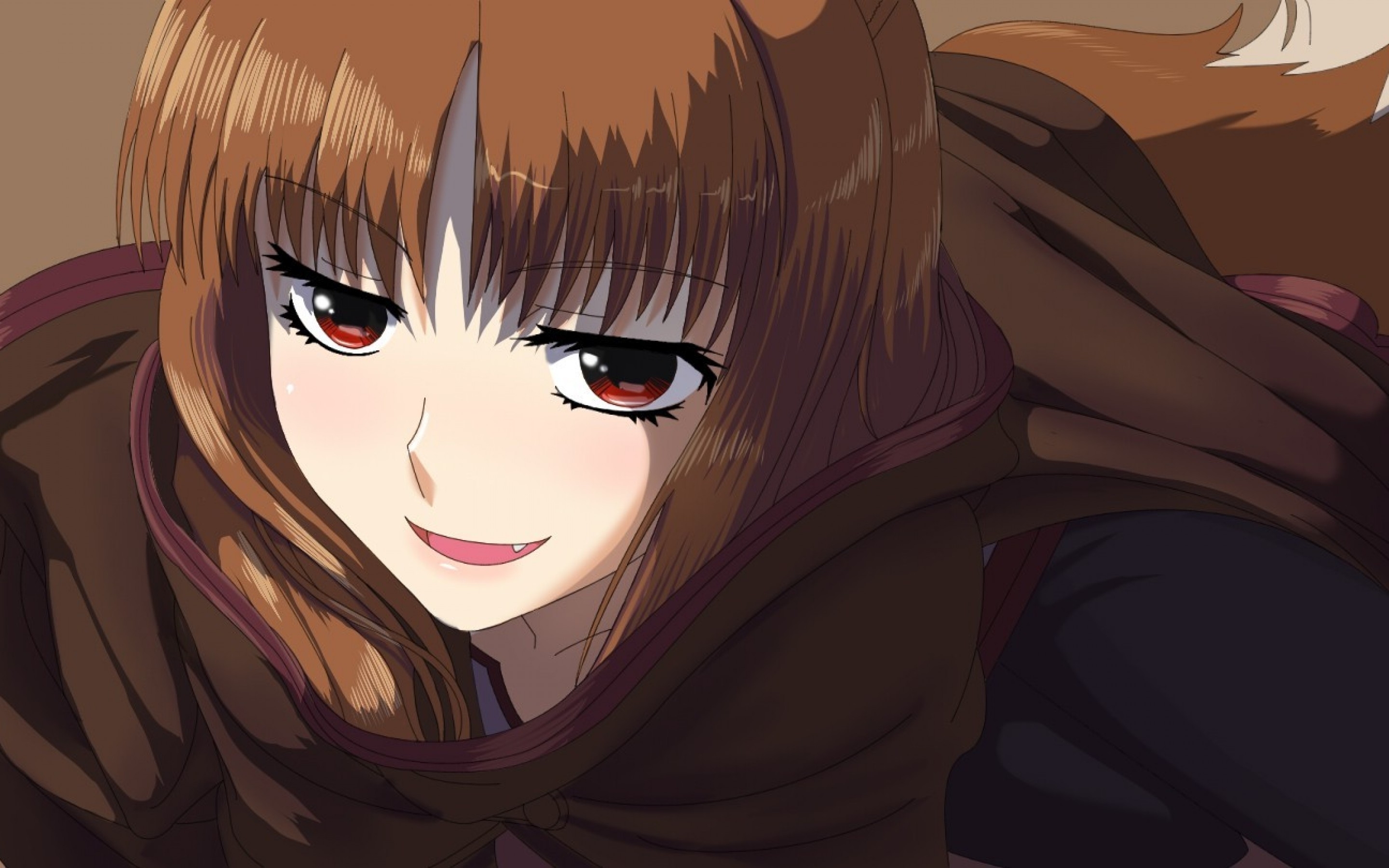 Картинка: Волчица, кимоно, Айсака, лицо, глаза, взгляд, волосы