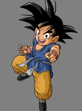 Картинка: Пацан, волосы, фон, Dragon ball, Son Goku, каратист