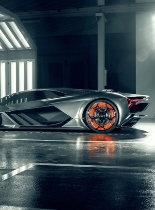 Картинка: Lamborghini, Terzo, Ламборджини, гоночная, спортивный автомобиль, Италия, свет