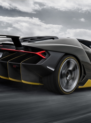 Image: Lamborghini, Centenario, LP 770-4, sports car, speed, traffic, road