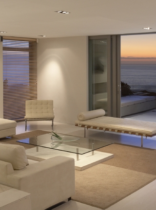 Image: Room, living room, sofa, window, relaxation, sea