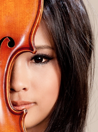 Image: Violin, strings, girl, look