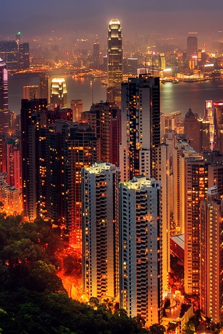 Image: Hong Kong, home, city, evening
