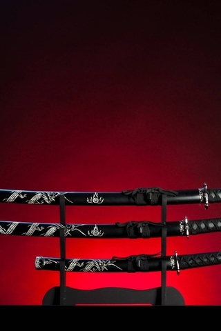 Картинка: Катана, меч, рукоятка, штатив, холодное оружие