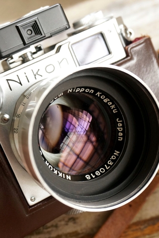 Картинка: Фотоаппарат, объектив, линза, Nikon
