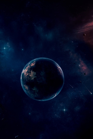 Image: Planet, space, stars, objects