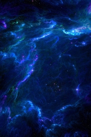 Картинка: Туманность, космос, звёзды, свечение, облако