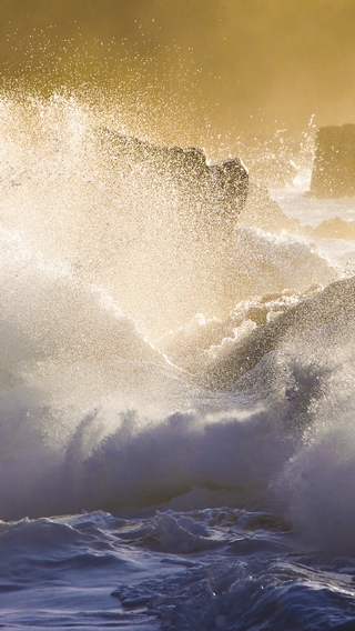 Image: Wave, stones, storm, water, sea, drop