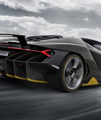 Картинка: Lamborghini, Centenario, LP 770-4, спорткар, скорость, движение, дорога