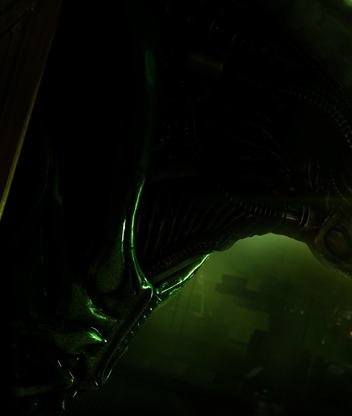 Image: Stranger, ray of light, Alien: Isolation, girl, Amanda Ripley, is hiding