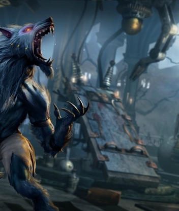 Image: Killer Instinct, wolf, werewolf, claws, jaws, mechanisms
