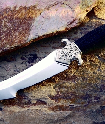 Картинка: Клинок, нож, сталь, холодное оружие, камень