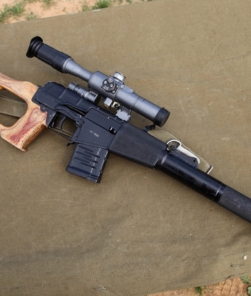 Image: Rifle, sight, silencer, weapons, VSS, Screw cutter, Vitaly V. Kuzmin